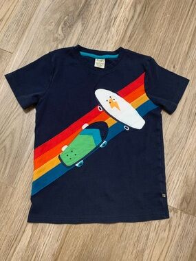 FRUGI Organic Cotton Carsen Skater Skateboard Tee Shirt BOYS 10